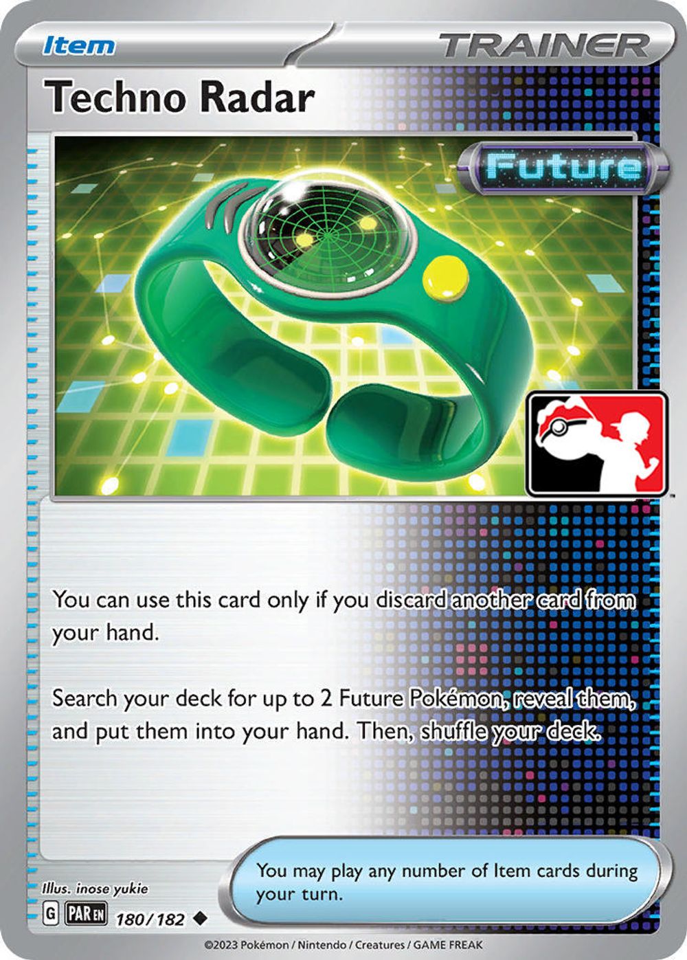 Techno Radar — Prize Pack Series Cards