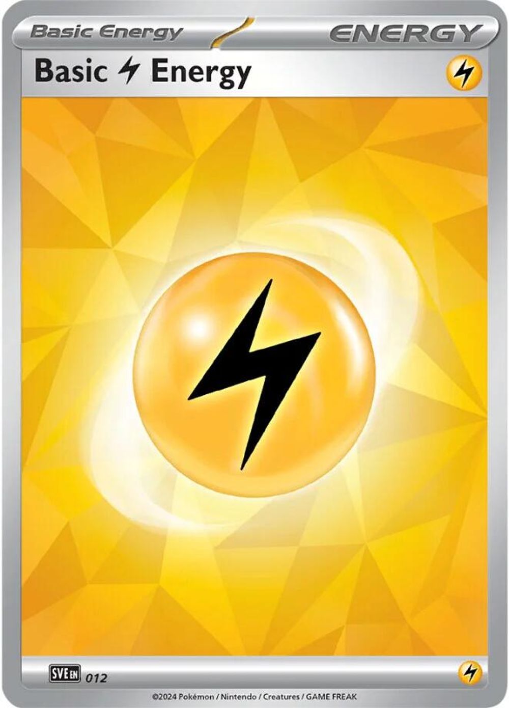 Basic Lightning Energy - 012 — SVE: Scarlet & Violet Energies
