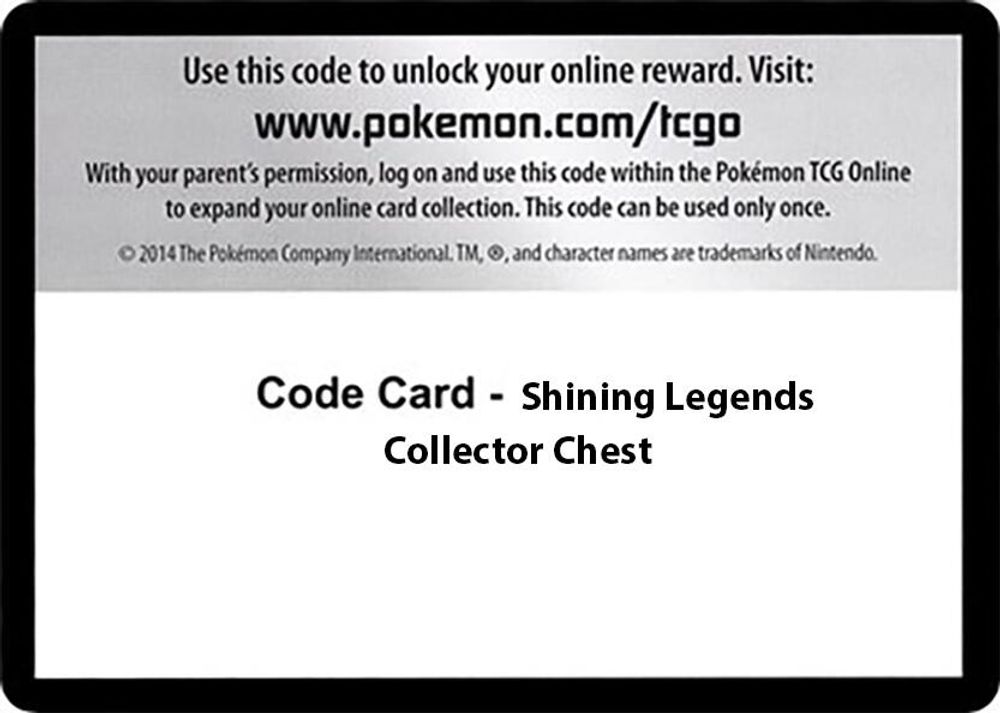 Code Card - Shining Legends Collector Chest — Shining Legends