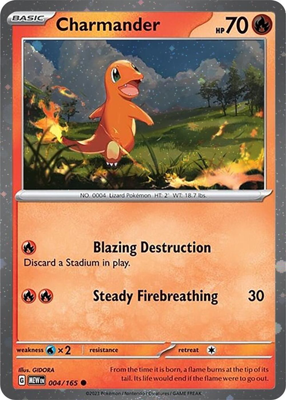 Charmander - 004/165 (Cosmos Holo) — Miscellaneous Cards & Products