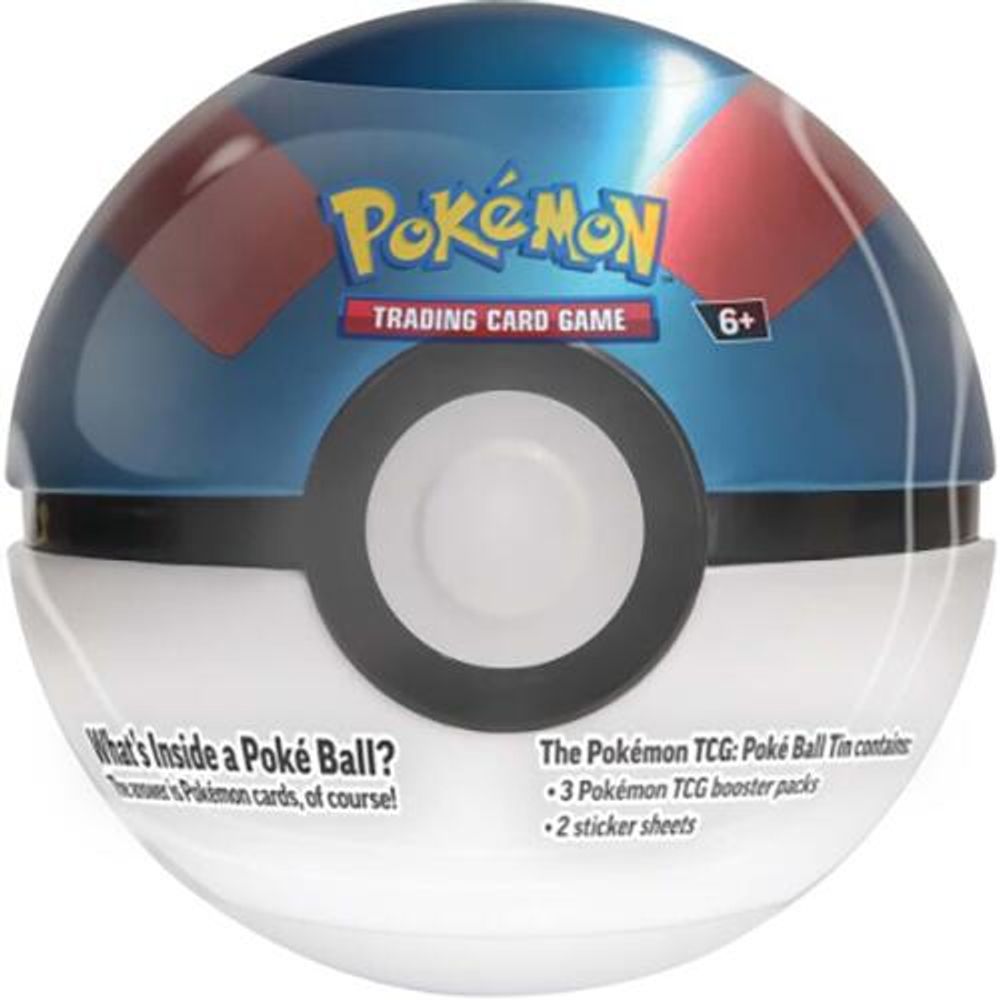 Pokemon - Poke Ball Tin - Great Ball (Q4 2024) — Miscellaneous Cards & Products