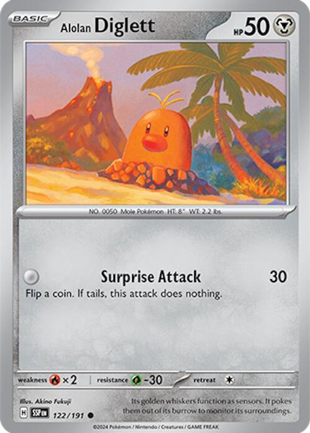 Alolan Diglett — SV08: Surging Sparks