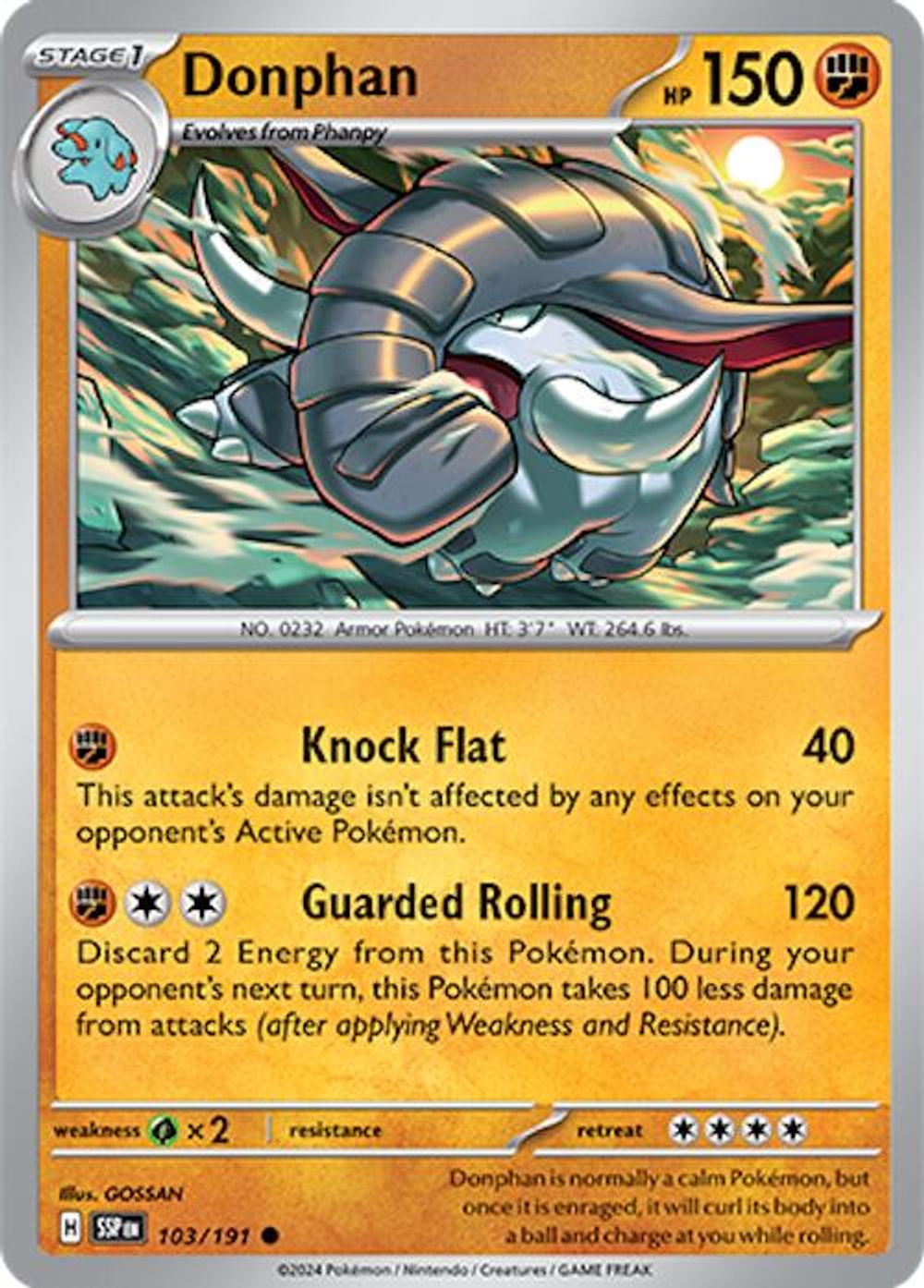 Donphan — SV08: Surging Sparks