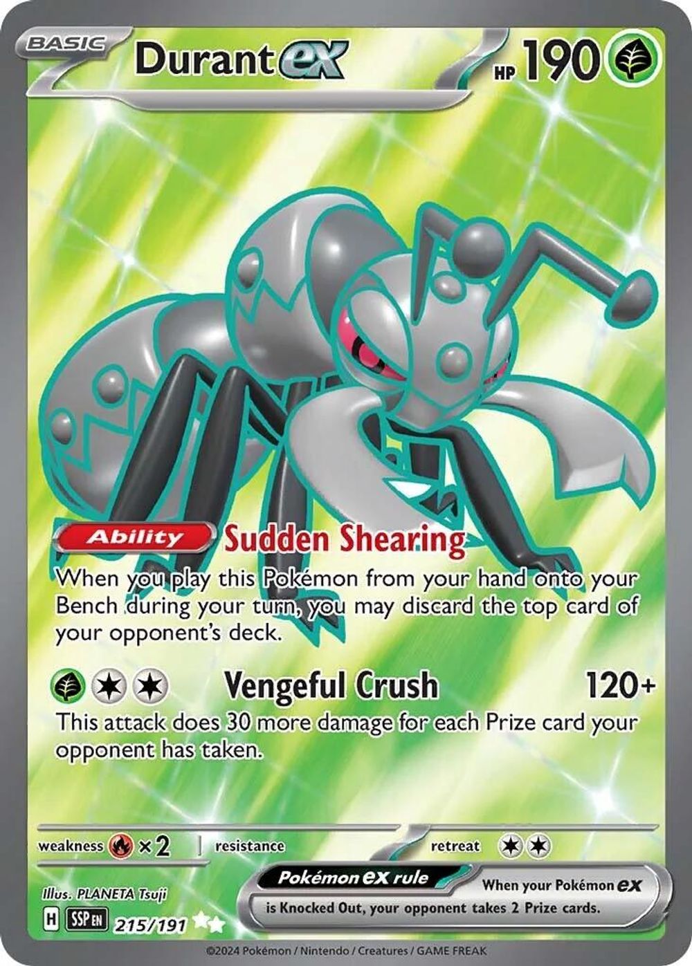 Durant ex - 215/191 — SV08: Surging Sparks