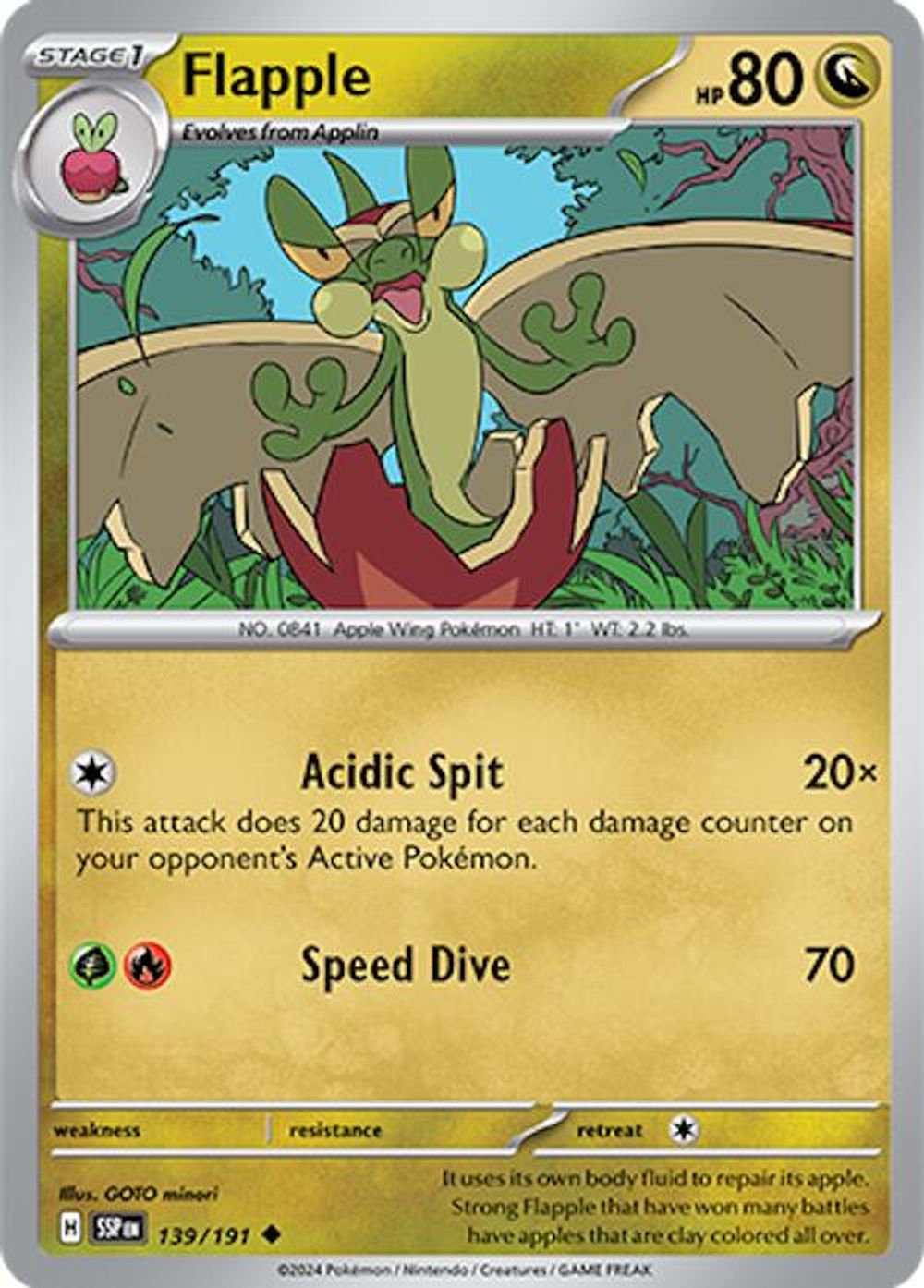 Flapple - 139/191 — SV08: Surging Sparks