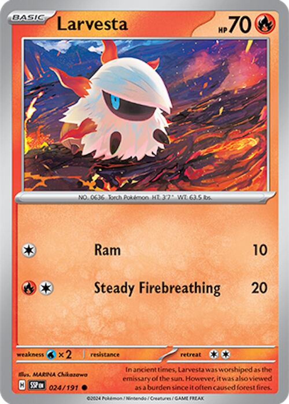 Larvesta - 024/191 — SV08: Surging Sparks