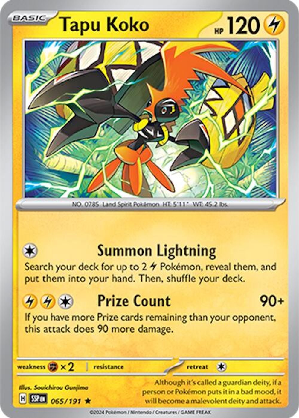Tapu Koko — SV08: Surging Sparks