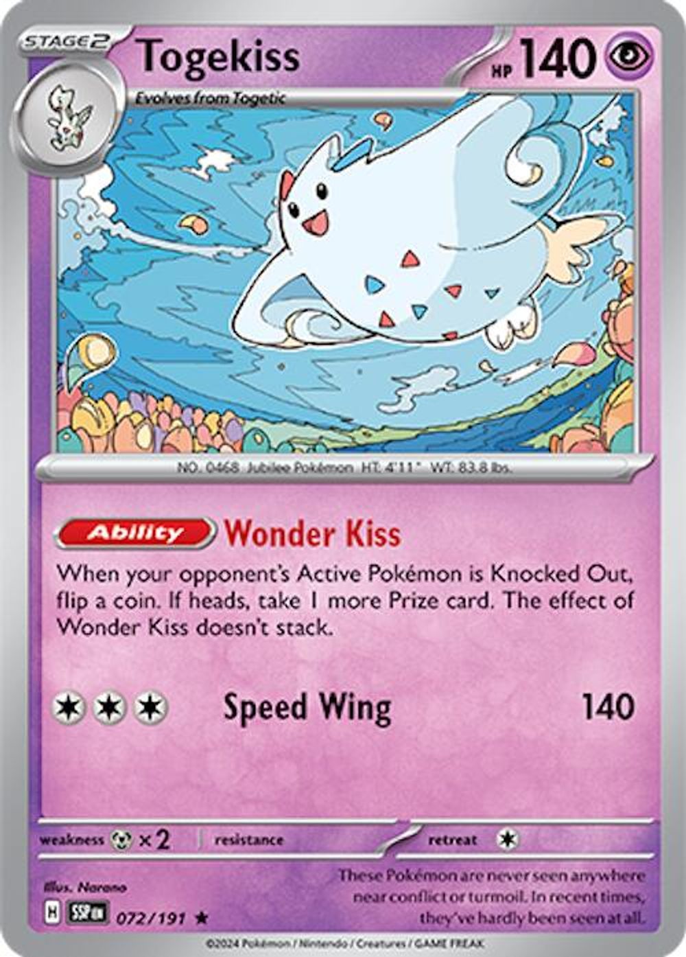 Togekiss — SV08: Surging Sparks