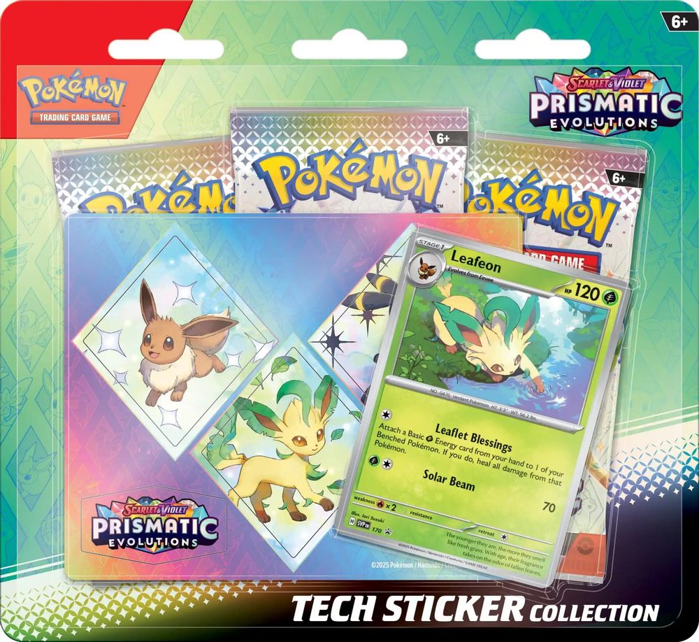 Prismatic Evolutions Tech Sticker Collection [Leafeon] — SV: Prismatic Evolutions
