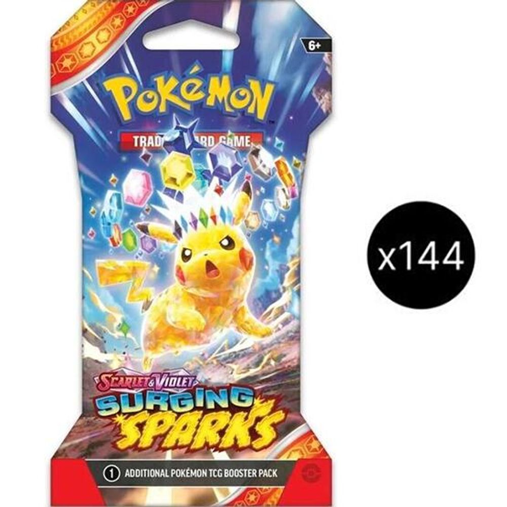 Surging Sparks Sleeved Booster Pack Case — SV08: Surging Sparks