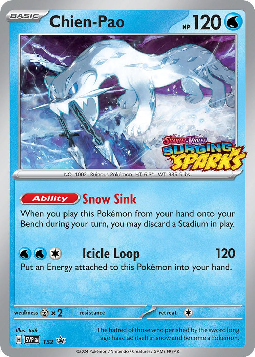 Chien-Pao - 152 — SV: Scarlet & Violet Promo Cards