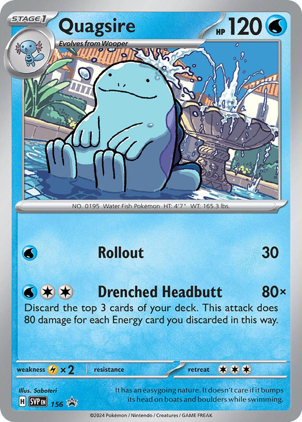 Quagsire - 156 — SV: Scarlet & Violet Promo Cards