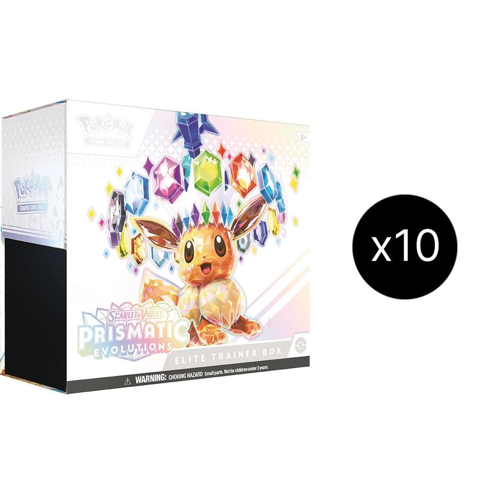 Prismatic Evolutions Elite Trainer Box Case — SV: Prismatic Evolutions