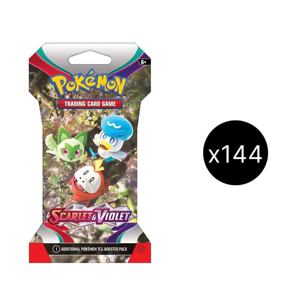 Scarlet & Violet Sleeved Booster Case — SV01: Scarlet & Violet Base Set
