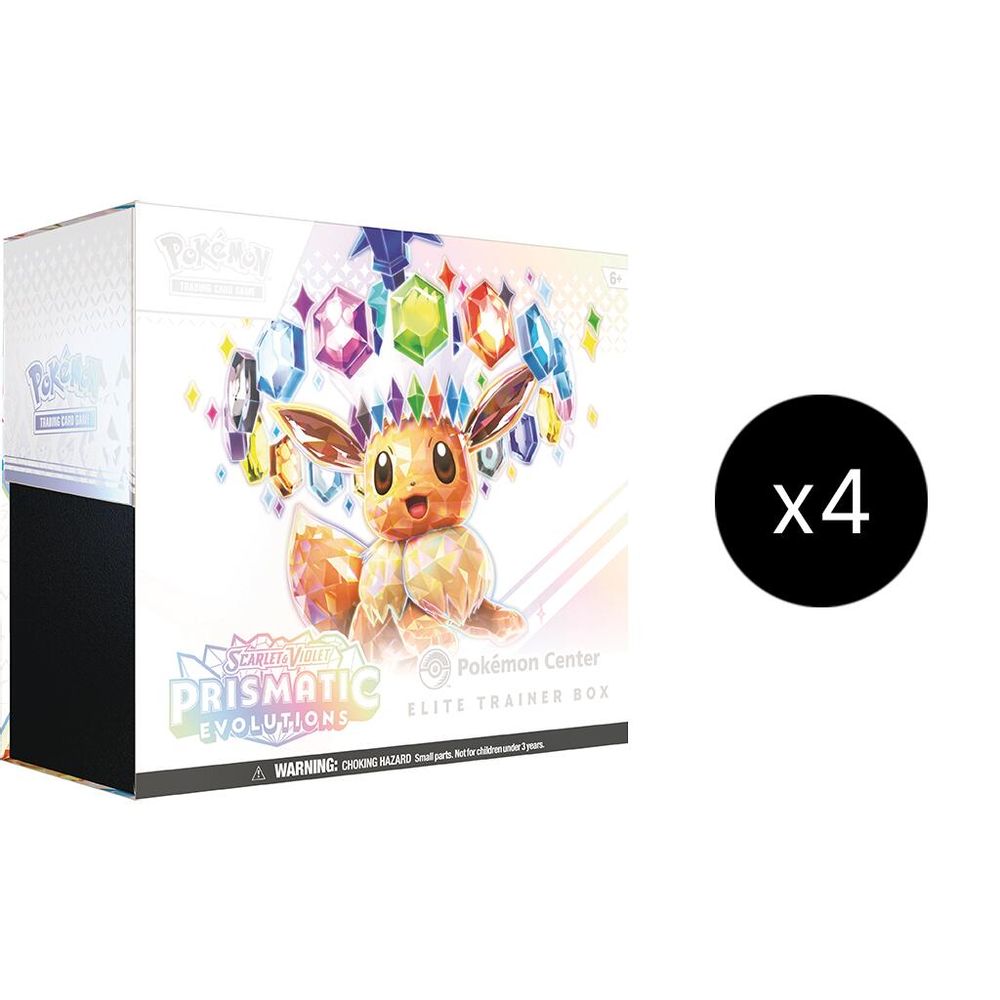 Prismatic Evolutions Pokemon Center Elite Trainer Box (Exclusive) Case — SV: Prismatic Evolutions