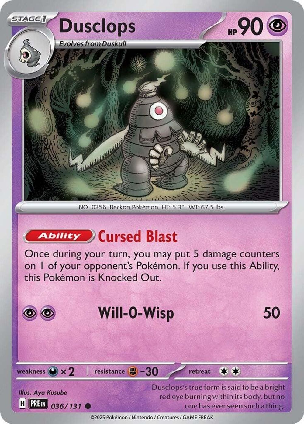 Dusclops — SV: Prismatic Evolutions