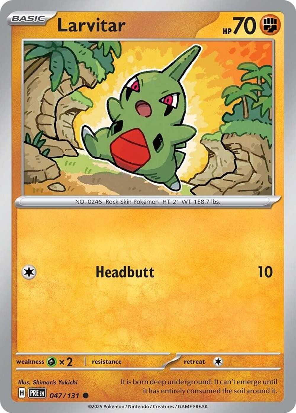 Larvitar — SV: Prismatic Evolutions