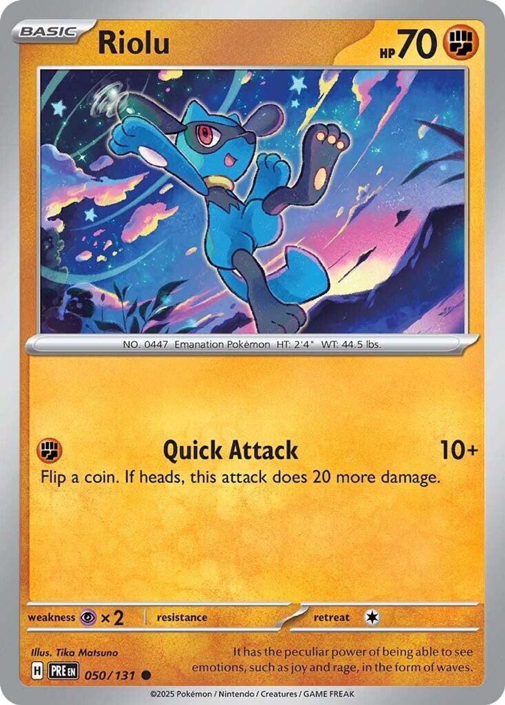 Riolu — SV: Prismatic Evolutions