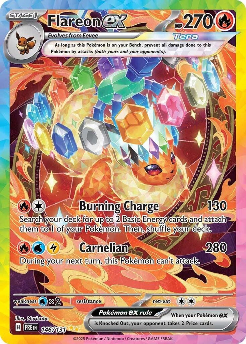 Flareon ex - 146/131 — SV: Prismatic Evolutions