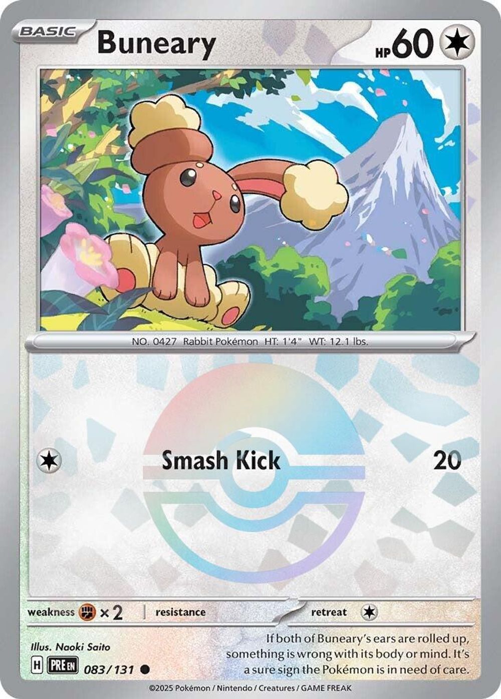 Buneary (Poke Ball Pattern) — SV: Prismatic Evolutions