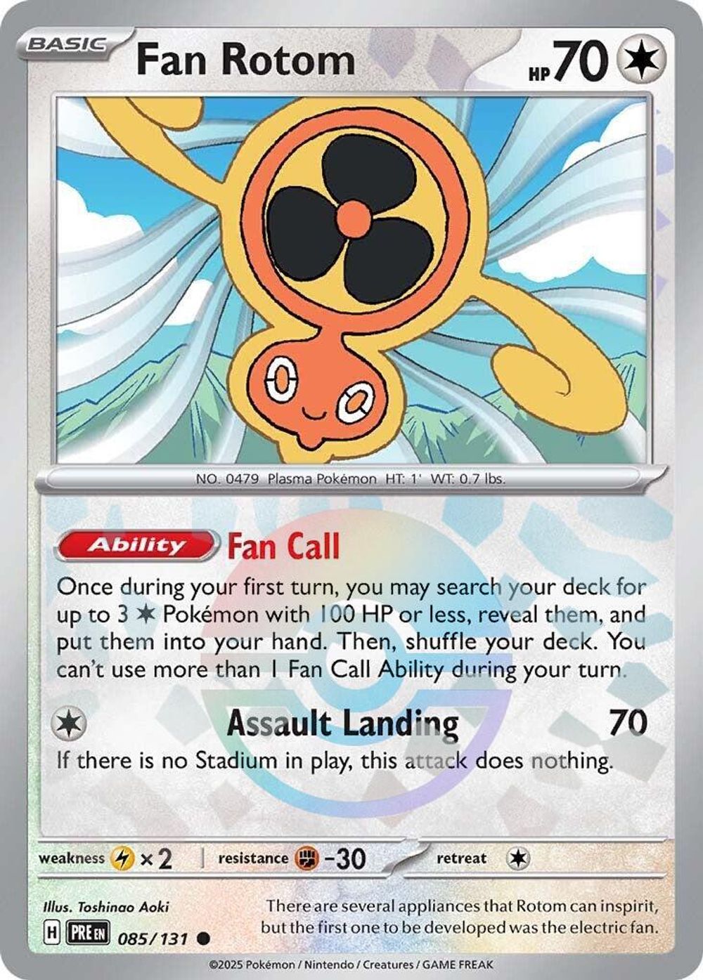 Fan Rotom (Poke Ball Pattern) — SV: Prismatic Evolutions