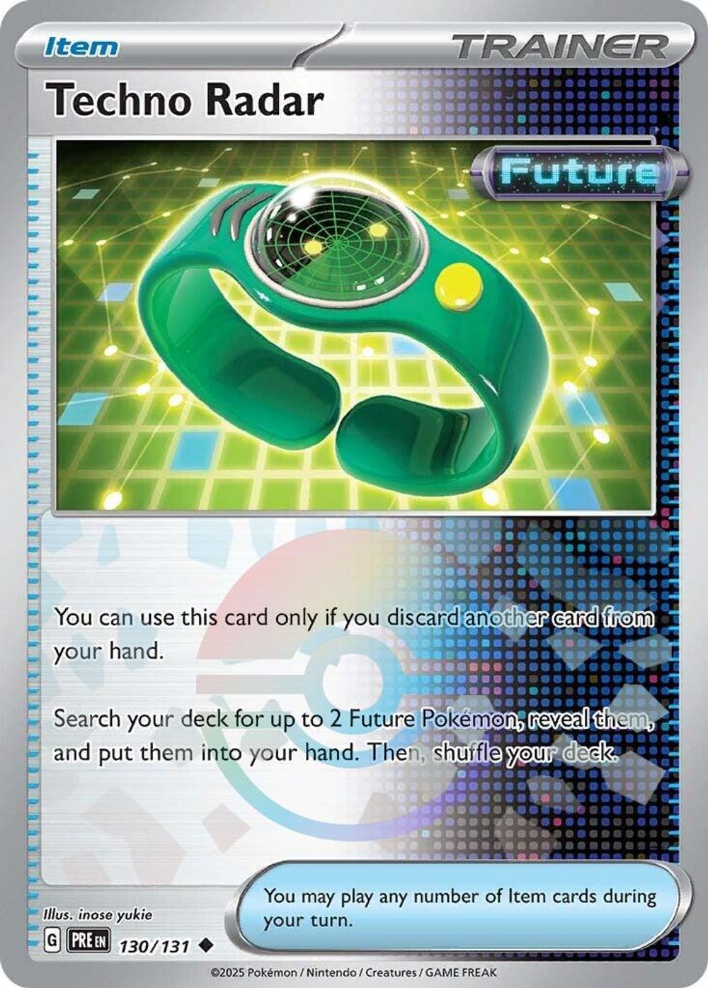 Techno Radar (Poke Ball Pattern) — SV: Prismatic Evolutions