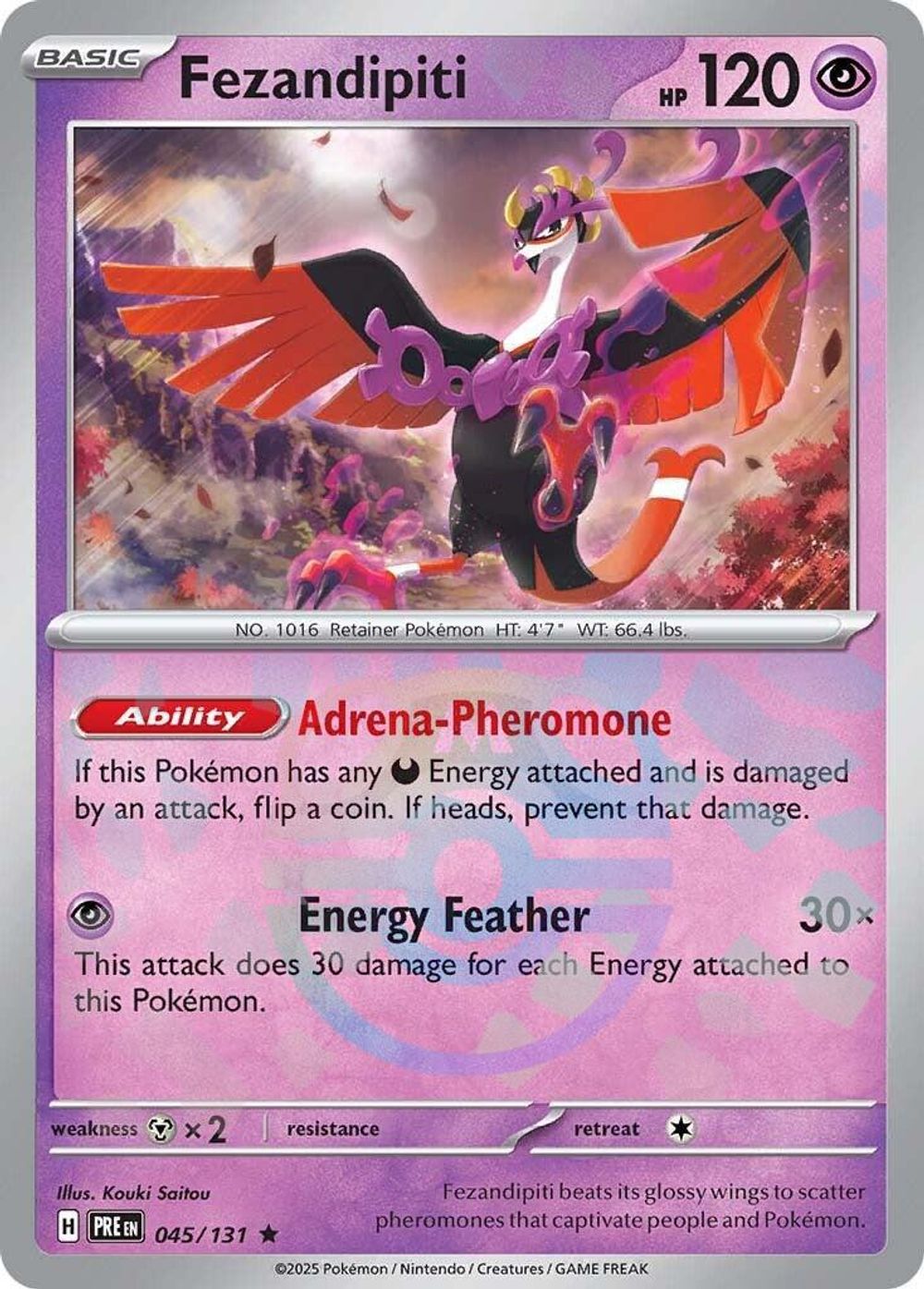 Fezandipiti (Master Ball Pattern) — SV: Prismatic Evolutions