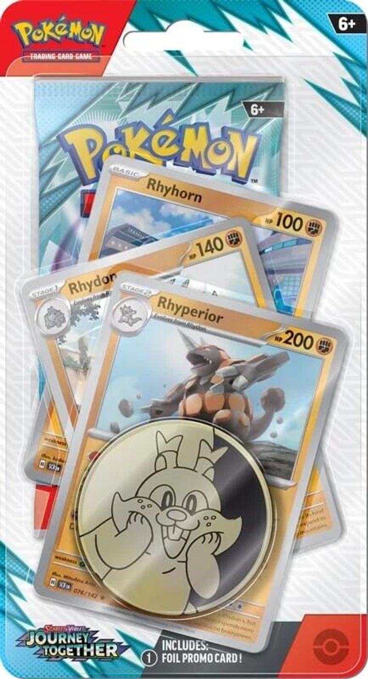 Journey Together Premium Checklane Blister [Rhyperior] — SV09: Journey Together