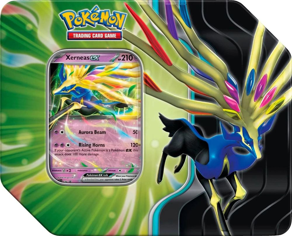 Azure Legends Tin [Xerneas ex] — Miscellaneous Cards & Products