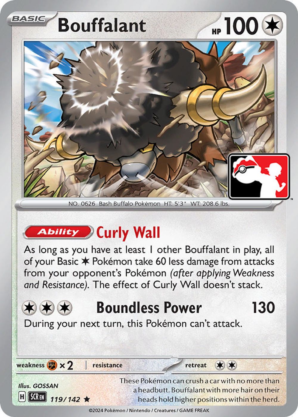 Bouffalant — Prize Pack Series Cards