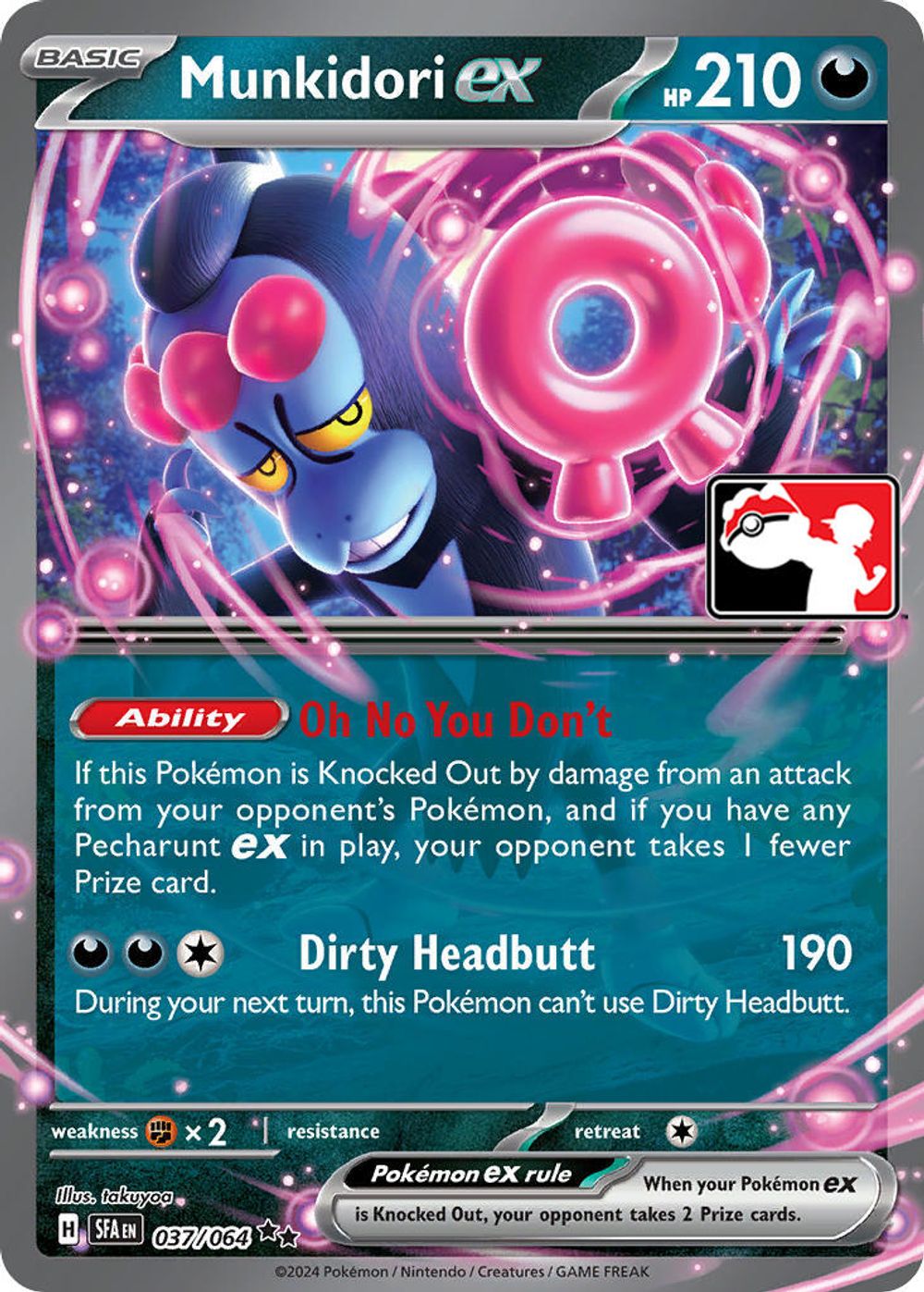 Munkidori ex - 037/064 — Prize Pack Series Cards
