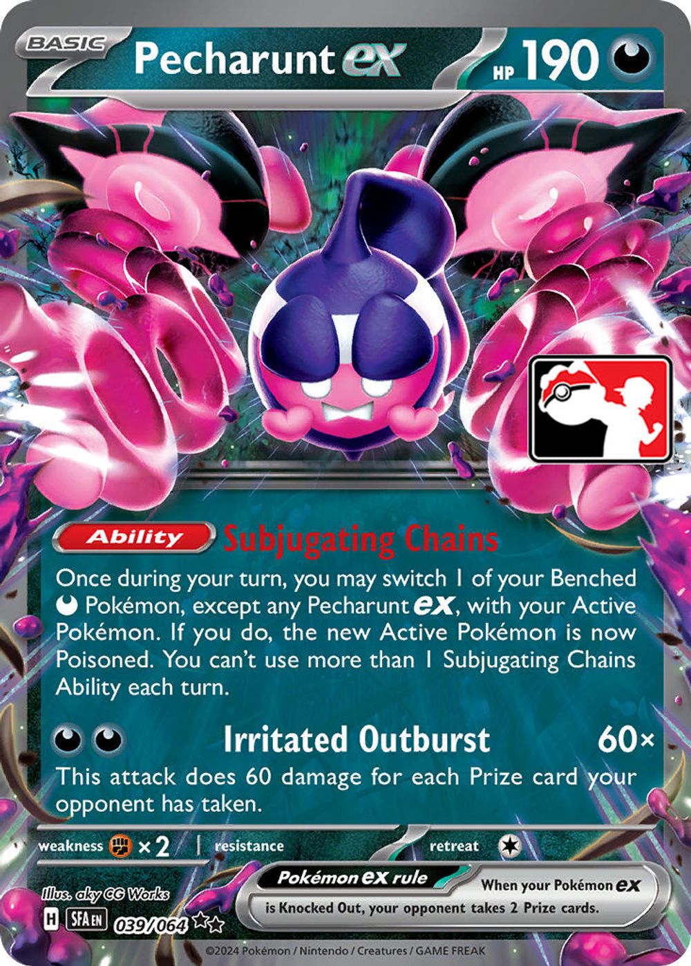 Pecharunt ex — Prize Pack Series Cards
