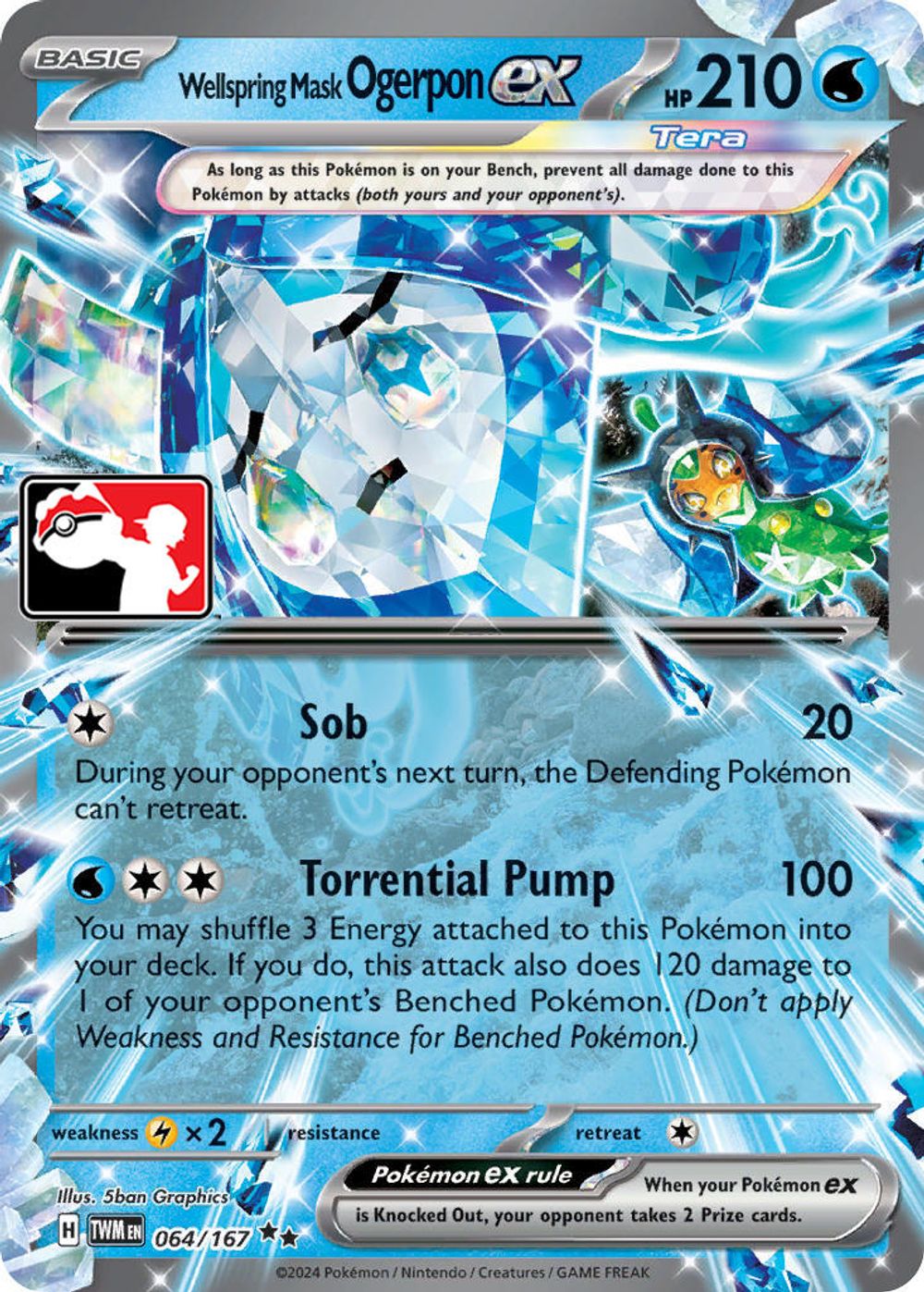 Wellspring Mask Ogerpon ex — Prize Pack Series Cards