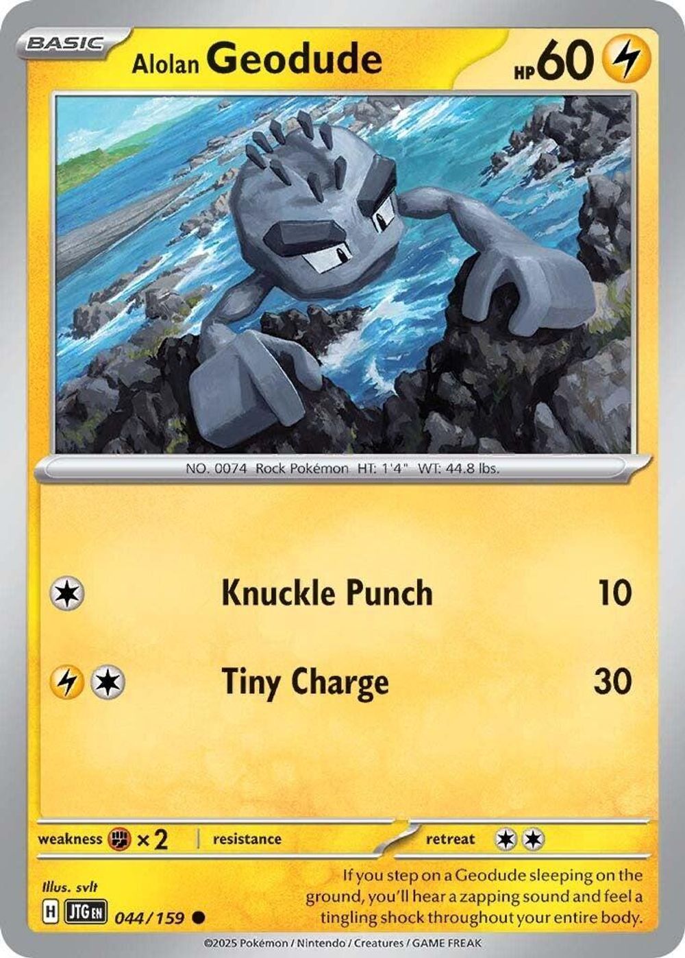 Alolan Geodude — SV09: Journey Together