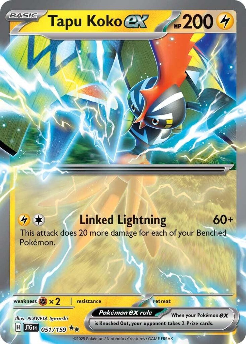 Tapu Koko ex — SV09: Journey Together