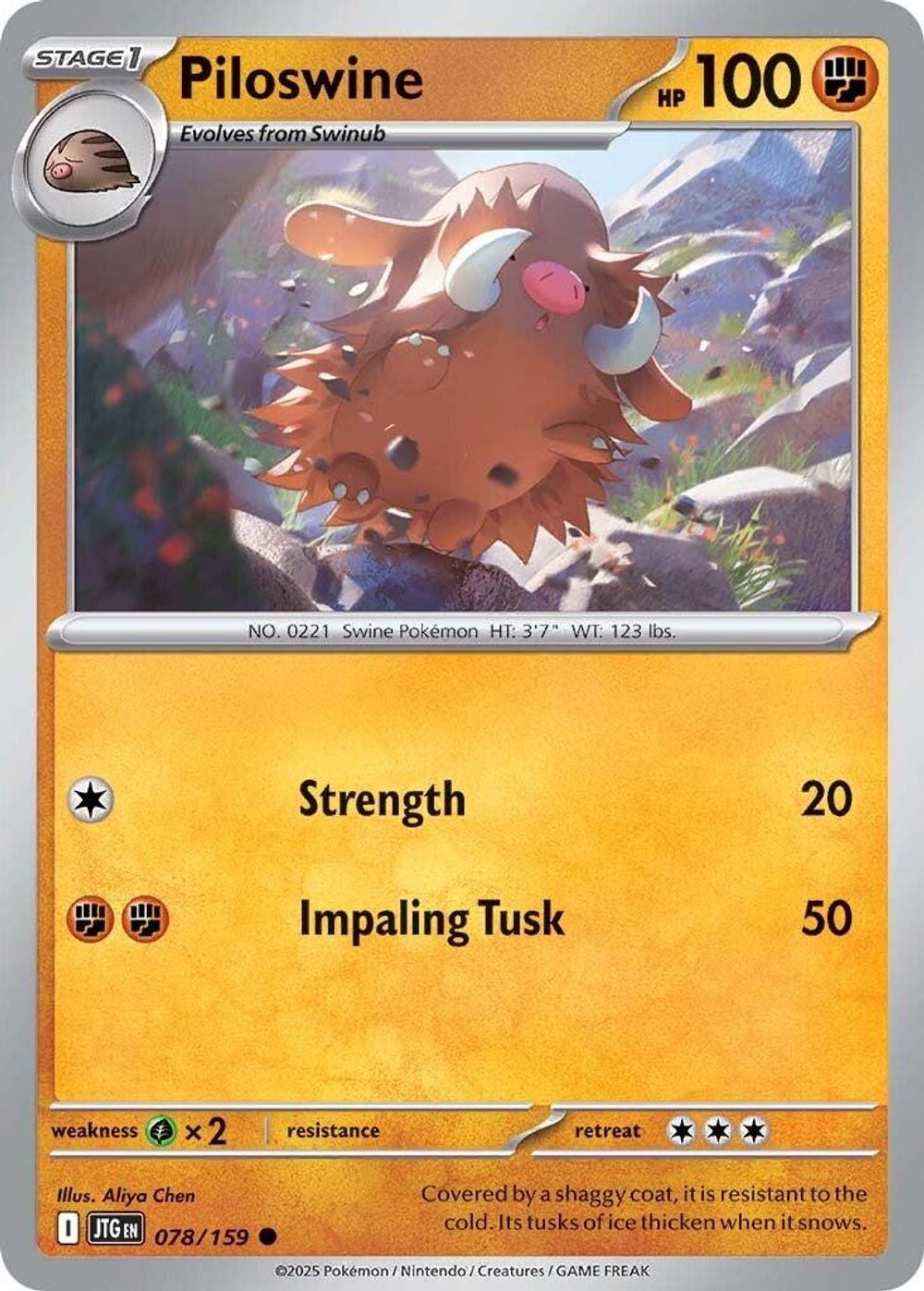 Piloswine — SV09: Journey Together