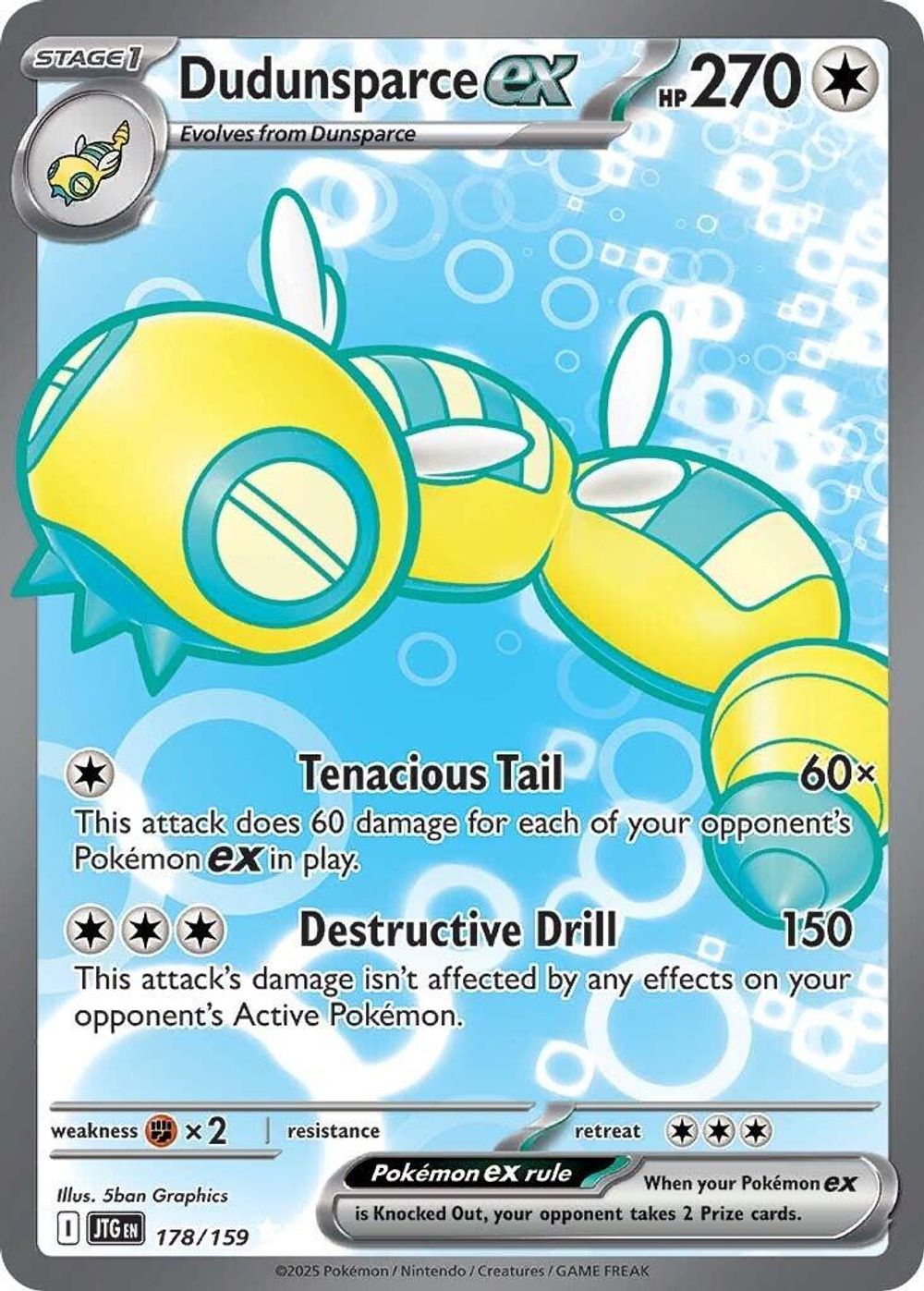 Dudunsparce ex - 178/159 — SV09: Journey Together