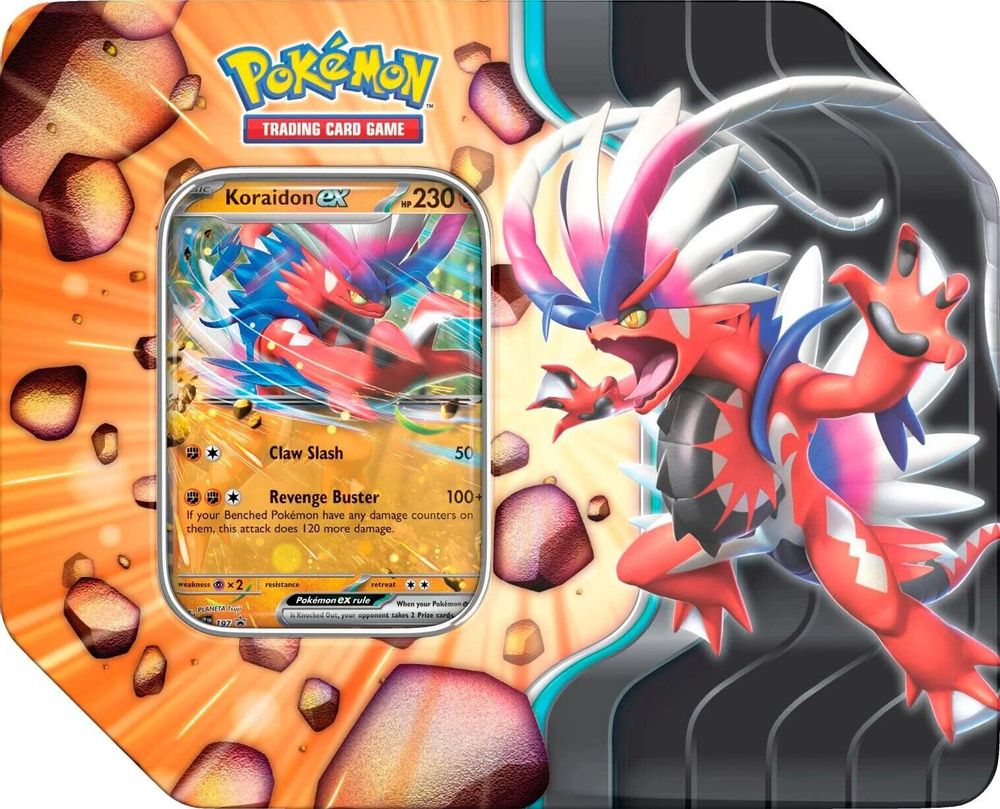 Slashing Legends Tin [Koraidon ex] — Miscellaneous Cards & Products