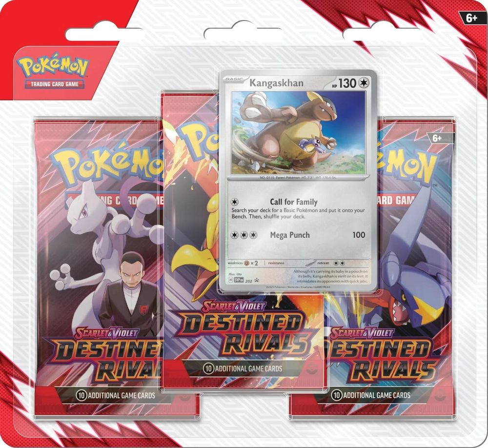 Destined Rivals 3 Pack Blister [Kangaskhan] — SV10: Destined Rivals