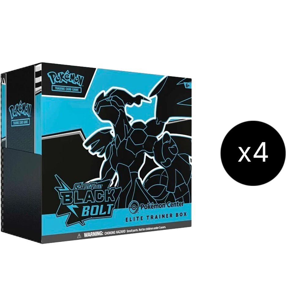 Black Bolt Pokemon Center Elite Trainer Box (Exclusive) Case — SV: Black Bolt