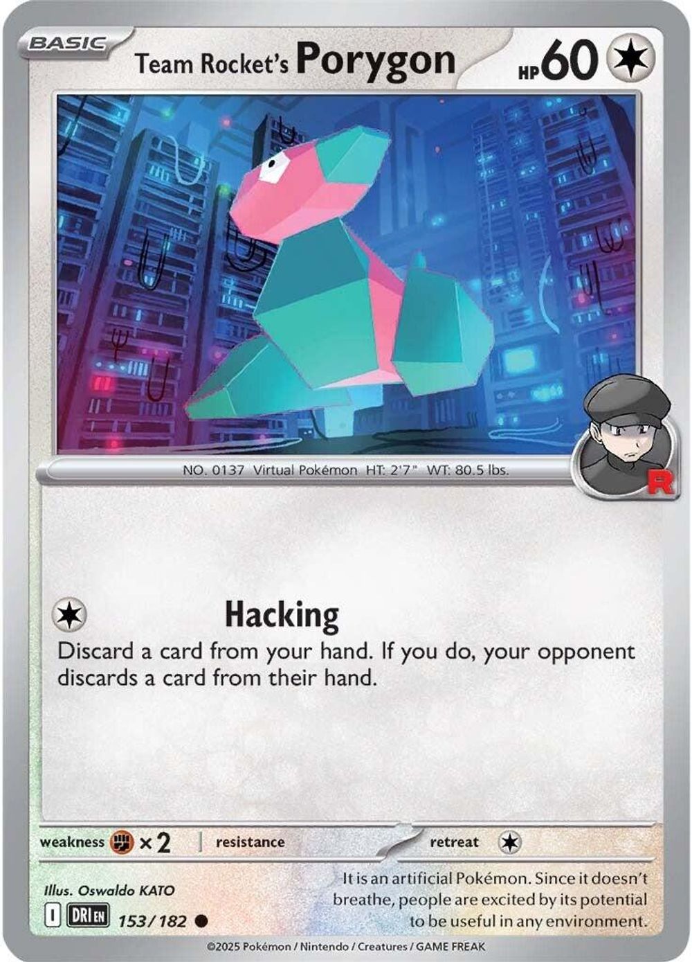 Team Rocket's Porygon — SV10: Destined Rivals