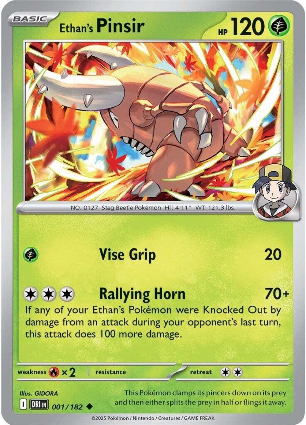 Ethan's Pinsir — SV10: Destined Rivals