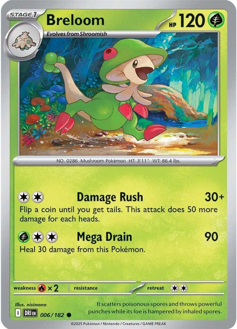 Breloom — SV10: Destined Rivals