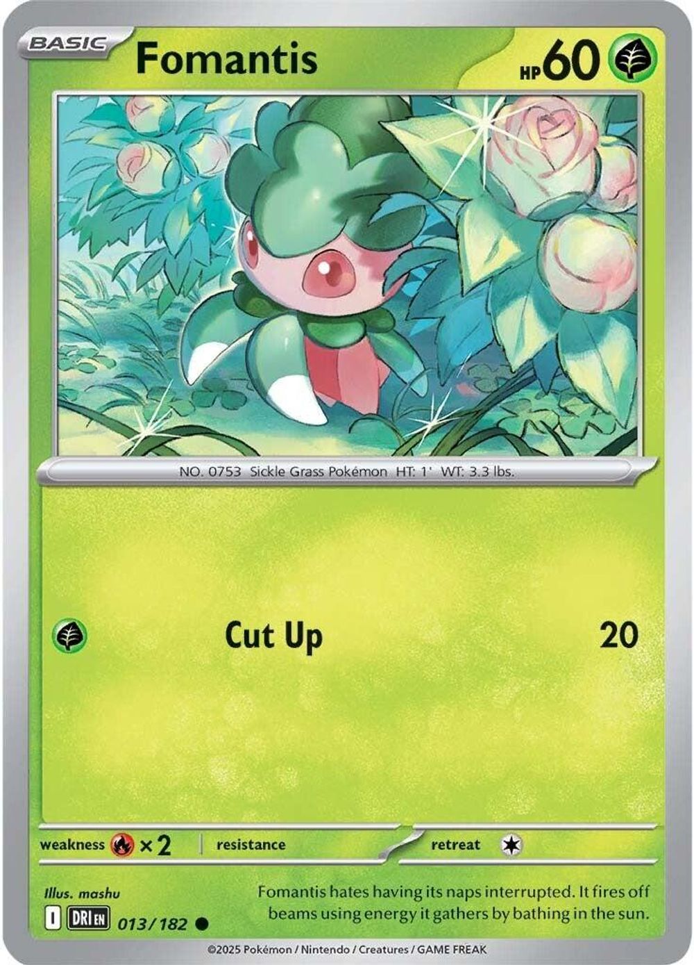 Fomantis — SV10: Destined Rivals