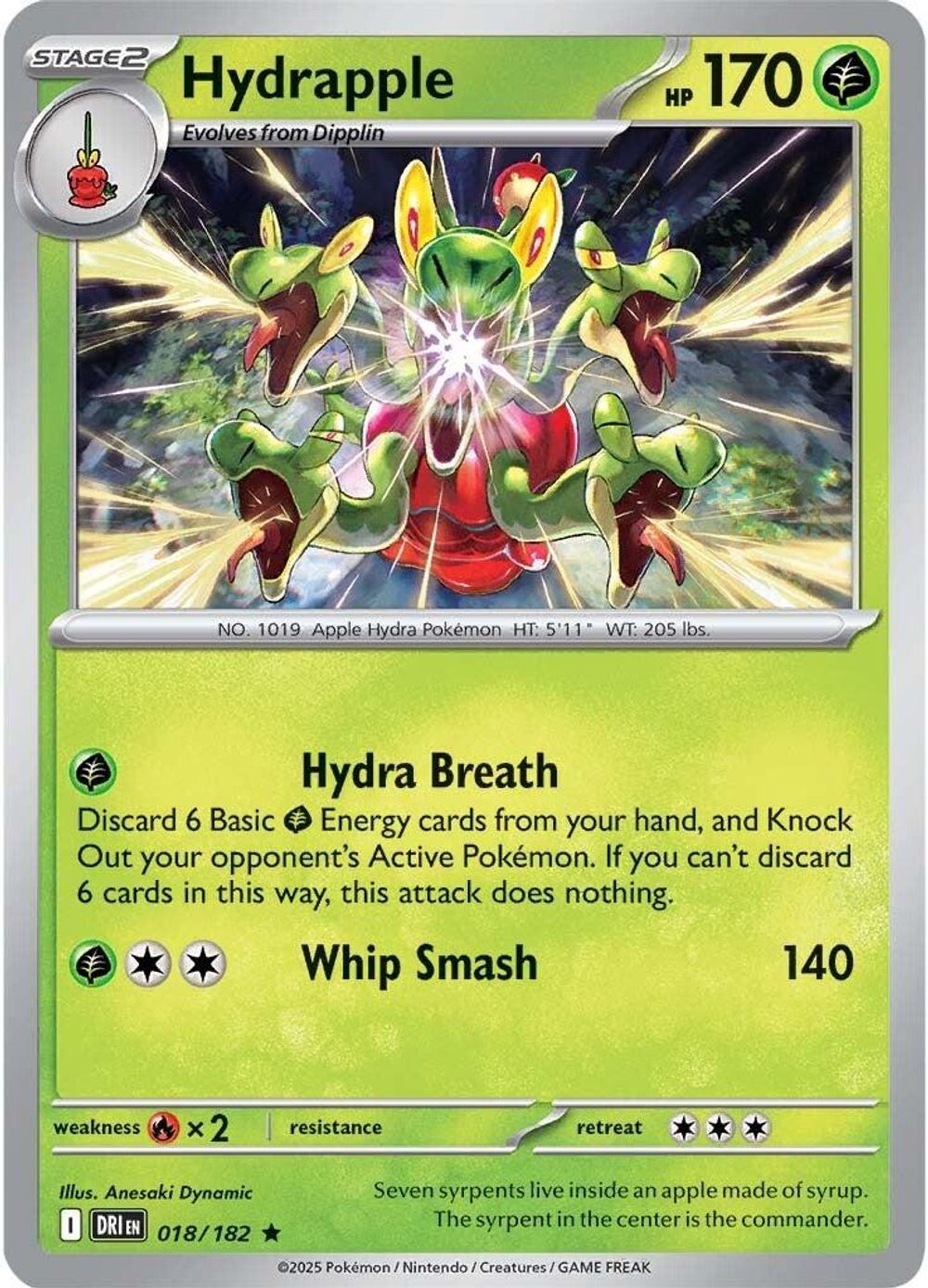 Hydrapple - 018/182 — SV10: Destined Rivals