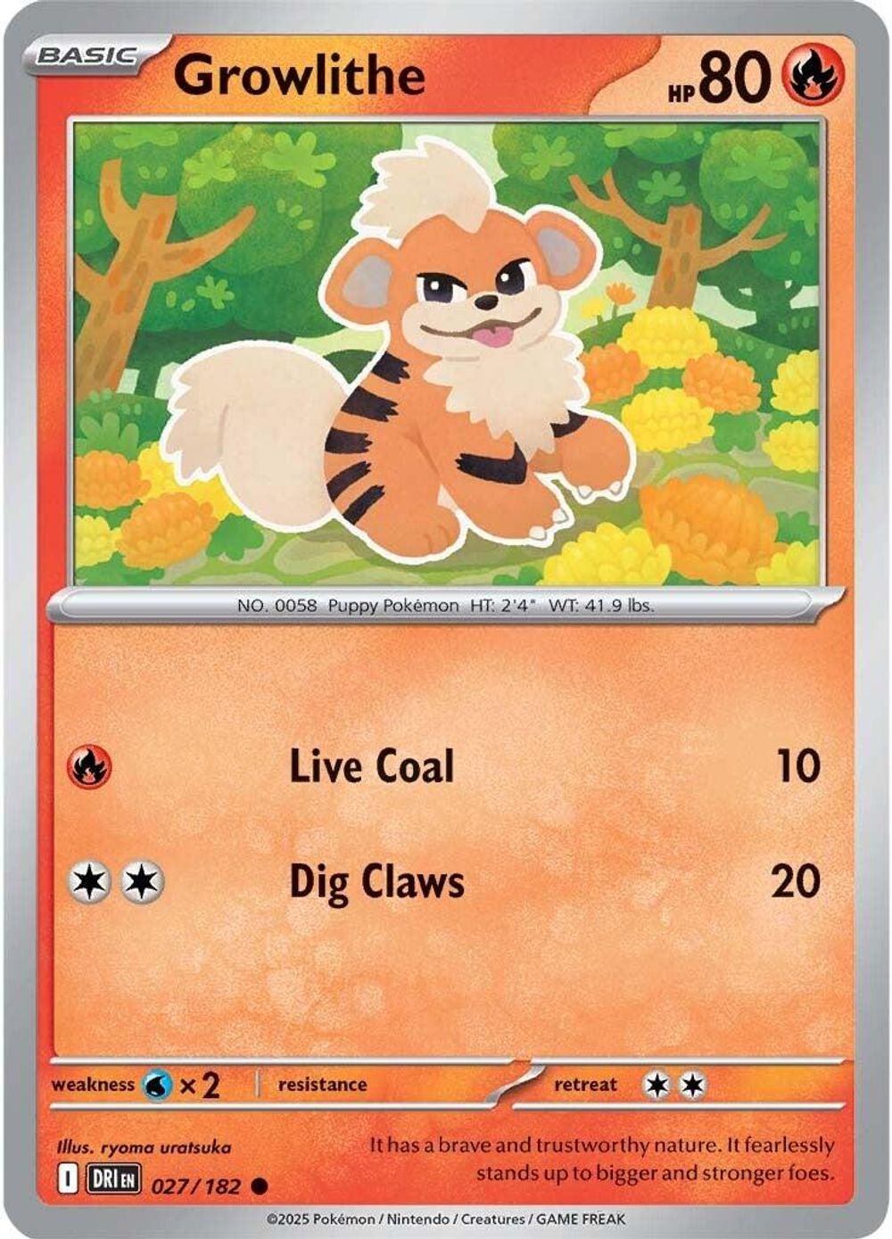 Growlithe — SV10: Destined Rivals