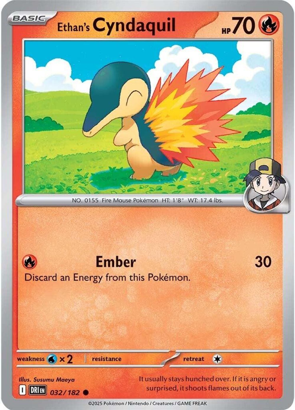 Ethan's Cyndaquil — SV10: Destined Rivals