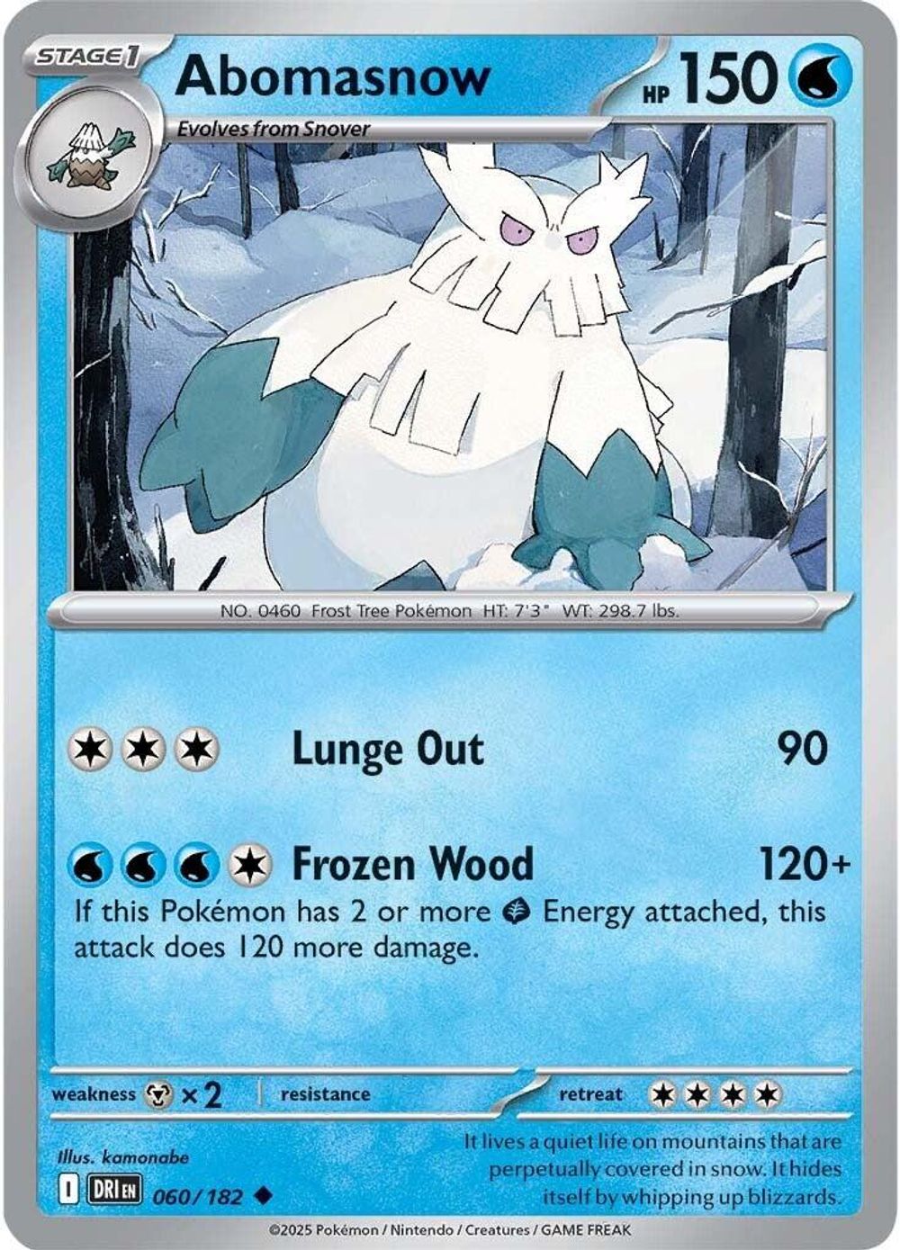 Abomasnow — SV10: Destined Rivals
