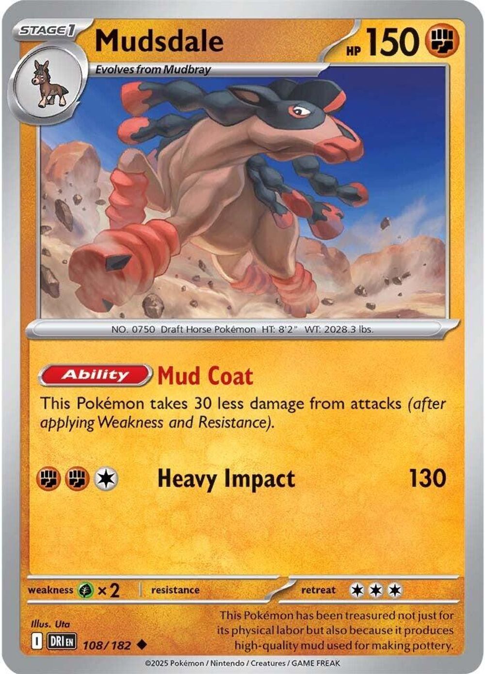 Mudsdale — SV10: Destined Rivals