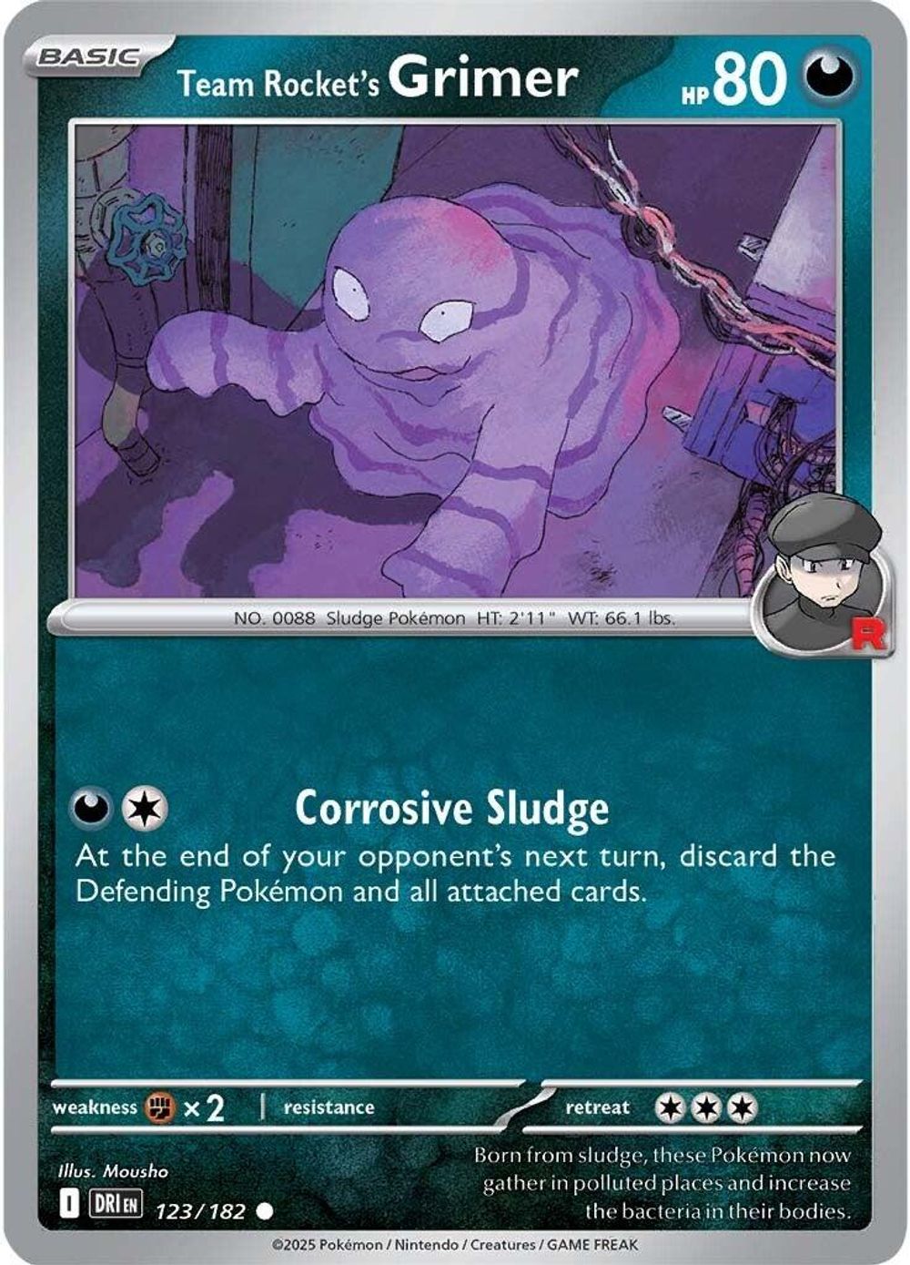 Team Rocket's Grimer — SV10: Destined Rivals